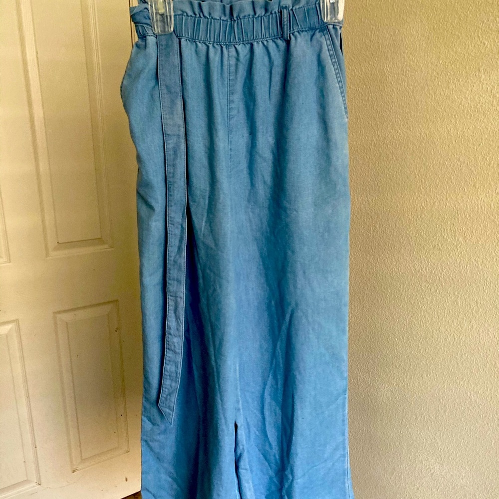 High waisted bell bottom jeans
